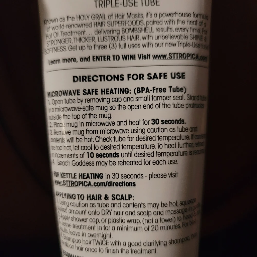 ST. TROPICA GODDESS HAIR OIL MASK! - Picture 6 of 7